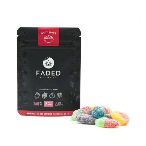 Fruit Pack by Faded Edibles (240mg THC)