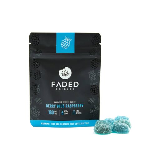 Blue Raspberry THC Gummies