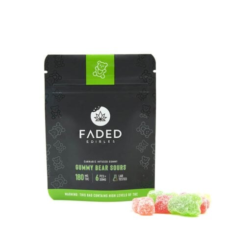 180mg THC | 6 pieces per bag; 30mg per piece.