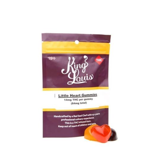 King Louis Little Heart Gummies – (84mg THC per pack)