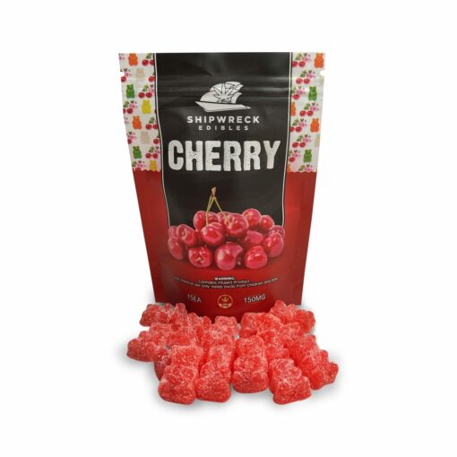 Cherry Gummy Bears by ShipWreck Edibles (150mg THC)
