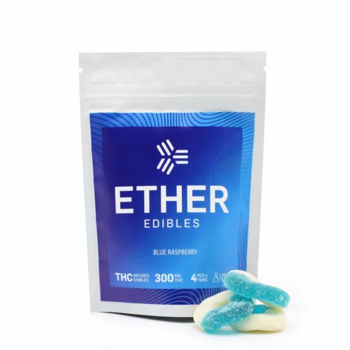 Blue Raspberry by Ether Edibles (300mg)