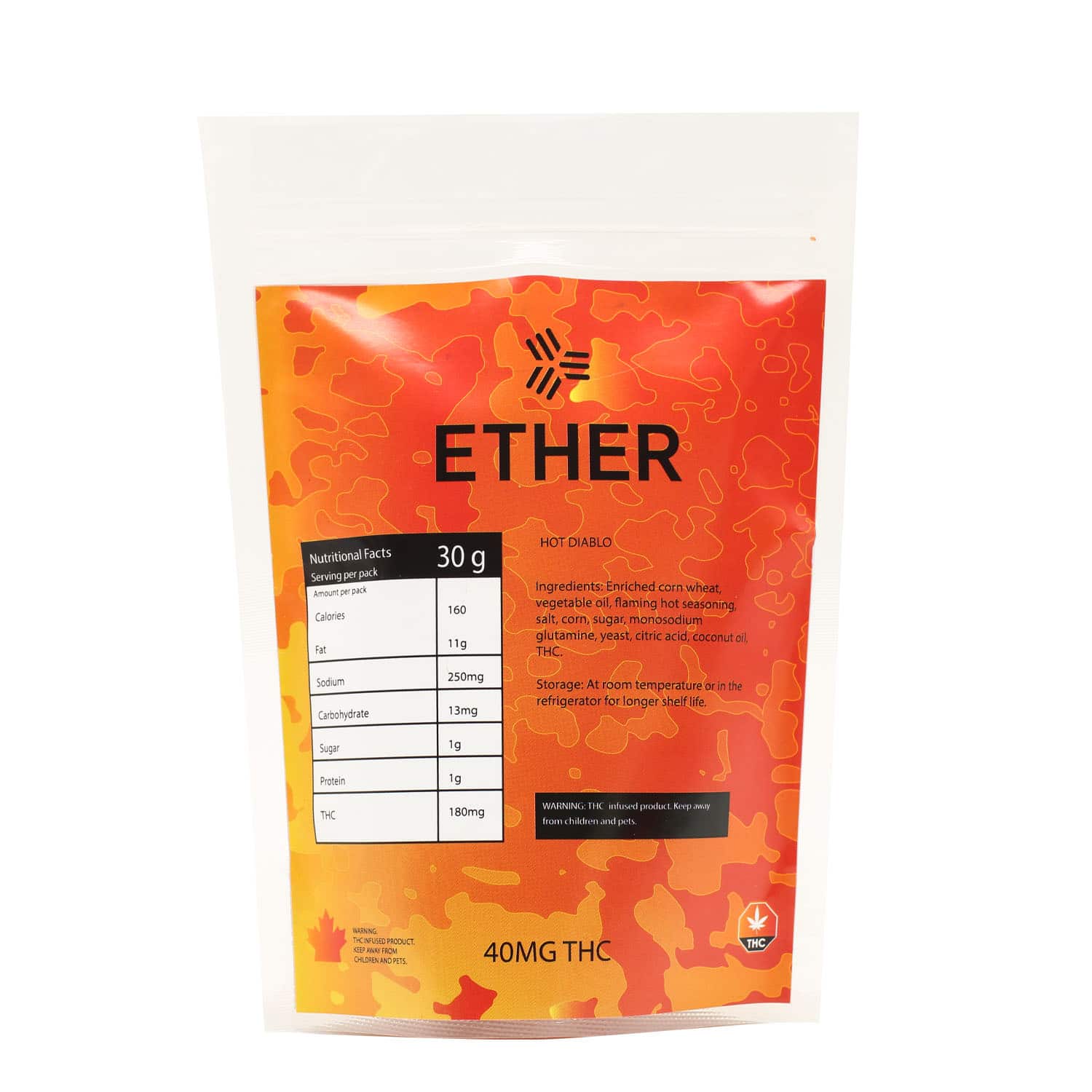 Ether Chips - Hot Diablo (40mg) - Image 3