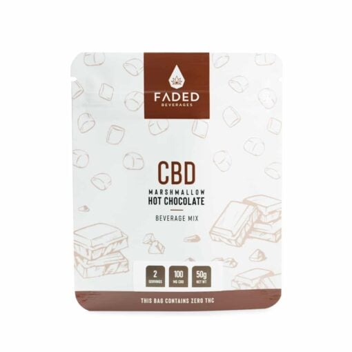 Hot Chocolate Beverage by Faded Edibles (100mg CBD)