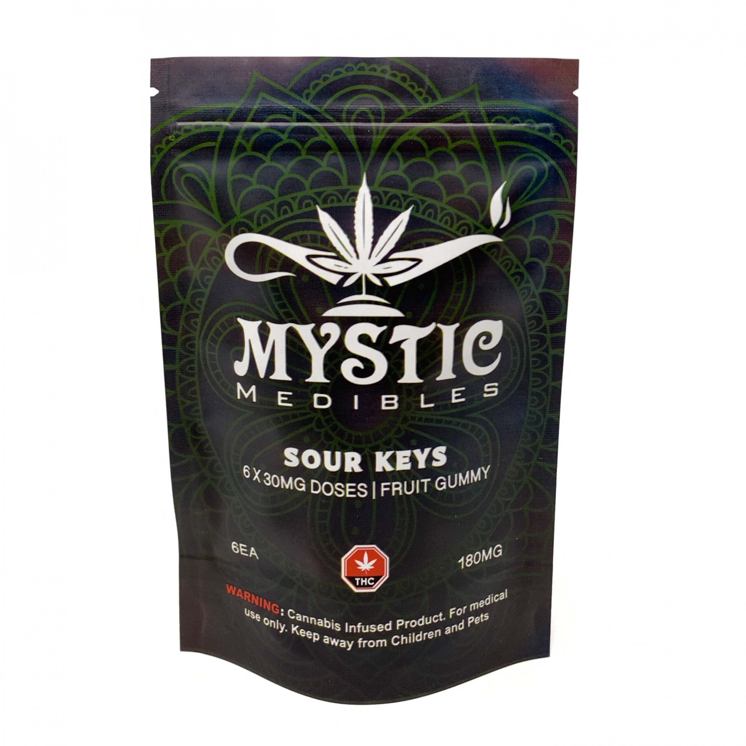 Sour Keys by Mystic Medibles (180mg THC)