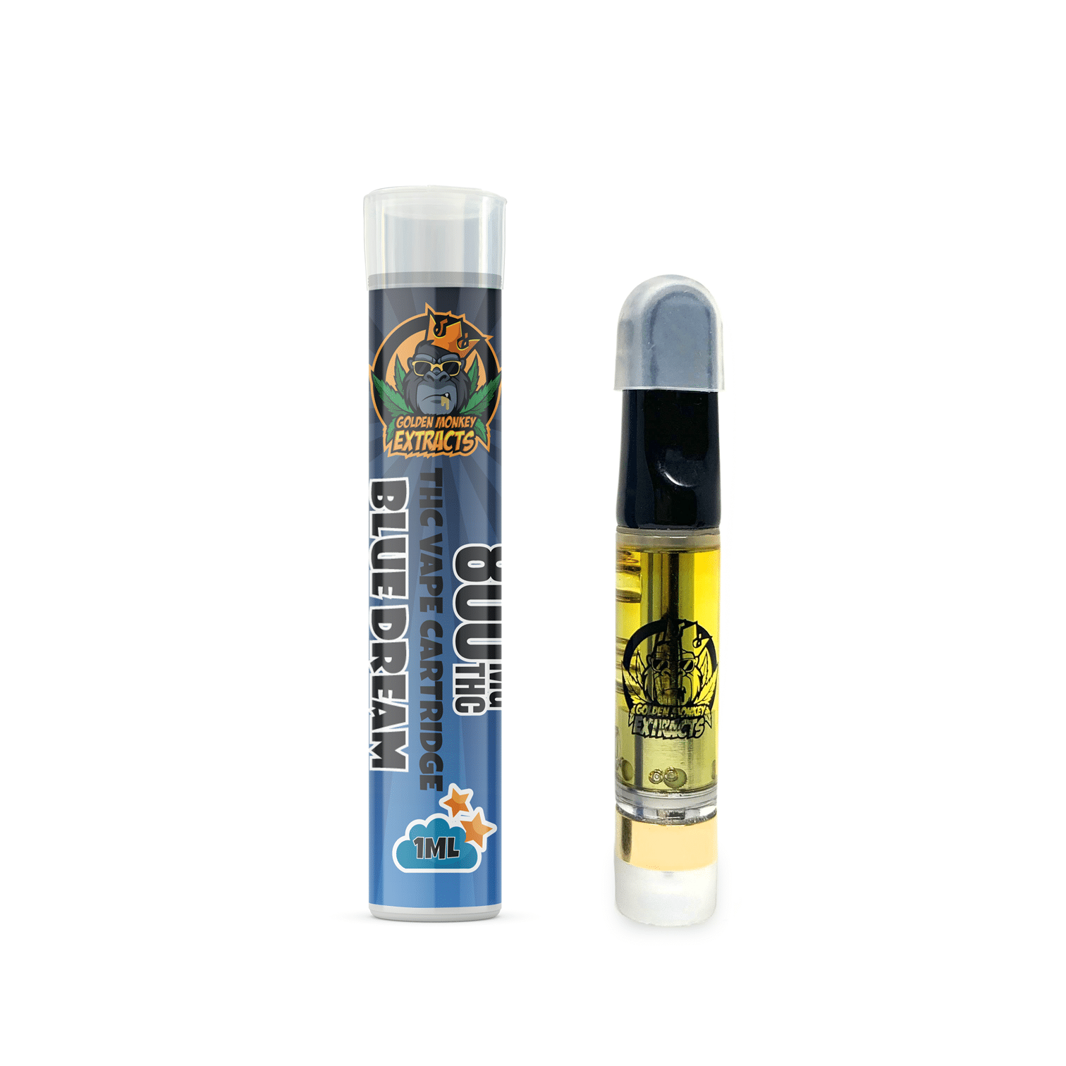 Golden Monkey Extracts – Distillate Cartridges - 1ml - Image 3
