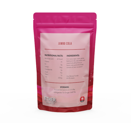 Alternative view of Jumbo Cola by Ether Edibles (300mg)