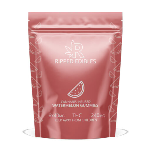 Alternative view of Watermelon Gummies by Ripped Edibles (240mg)