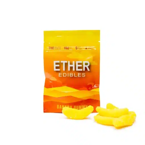 Alternative view of Banana Gummies by Ether Edibles (180mg)