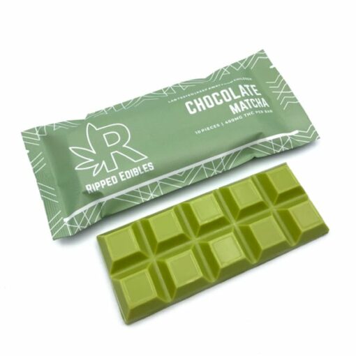 Alternative view of Matcha Chocolate by Ripped Edibles (400mg THC)
