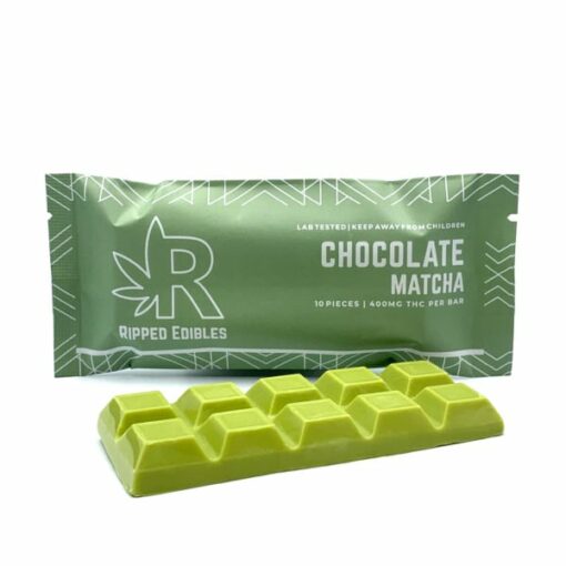 Matcha Chocolate by Ripped Edibles (400mg THC)