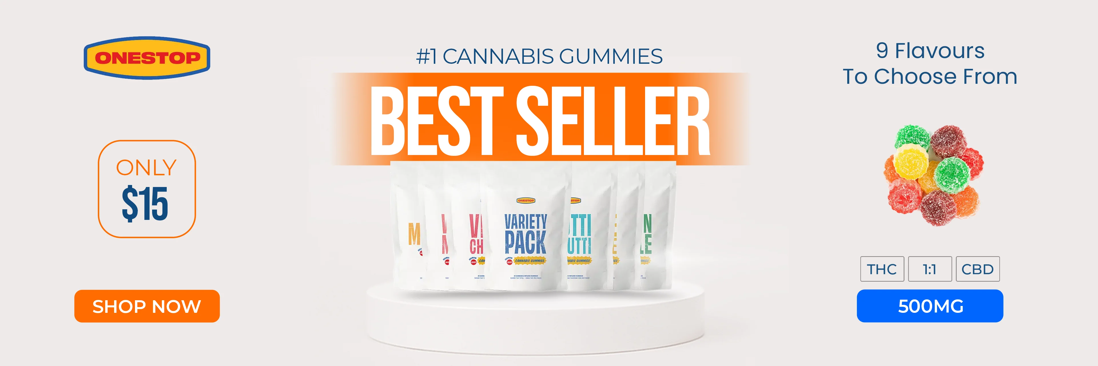 one stop edibles thc gummies