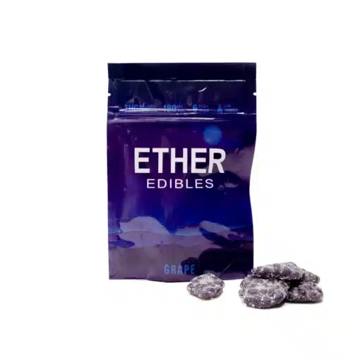 Alternative view of Grape Gummies by Ether Edibles (180mg)