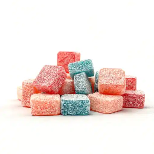 Alternative view of Sour Squares - Sour Variety Gummies - 1000mg
